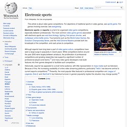 Electronic sports