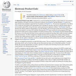 Electronic Product Code