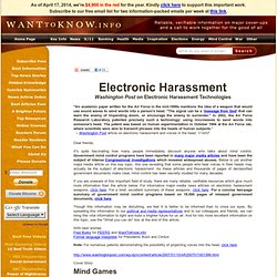 Electronic Harassment