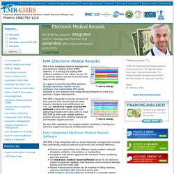 Get best electronic health record software from EMR-EHRS