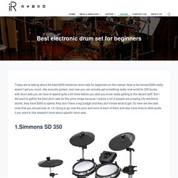 Best electronic drum set for beginners - instroreview.com