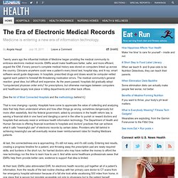 The Era of Electronic Medical Records