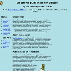 Publishing Article