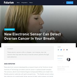 New Electronic Sensor Can Detect Ovarian Cancer In Your Breath