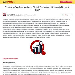Electronic Warfare Market – Global Technology Research Report to 2027