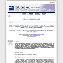 Edutec-e. Revista Electrónica de Tecnología Educativa
