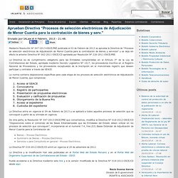 Aprueban Directiva “Procesos de selección electrónicos de Adjudicación de Menor Cuantía para la contratación de bienes y serv."