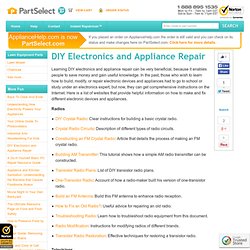 DIY Electronics And Appliances Repair