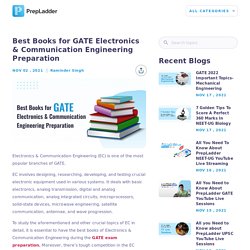 Best Books for GATE Electronics & Communication Engineering Preparation - PrepLadder