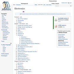 Electronics book on wikipedia