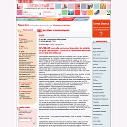 FNTC : NF Z42-025, nouvelle norme sur la gestion du bulletin de paie électronique : l’avis de la Fédération Nationale des Tiers de Confiance