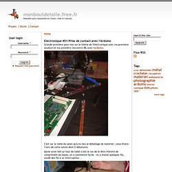 Electronique #01 Prise de contact avec l'Arduino