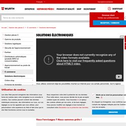 Solutions électroniques - Würth Industrie France - Partenaire de l'industrie, Management pièces C, Système Kanban