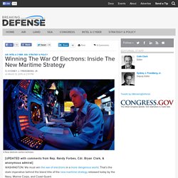 Winning The War Of Electrons: Inside The New Maritime Strategy