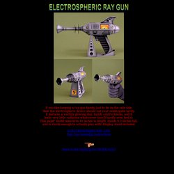 ELECTROSPHERIC RAY GUN (a free papercraft model)