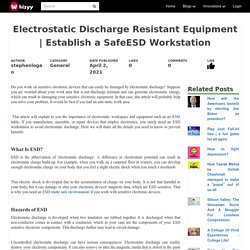 Electrostatic Discharge Resistant Equipment