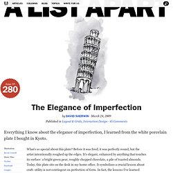 The Elegance of Imperfection