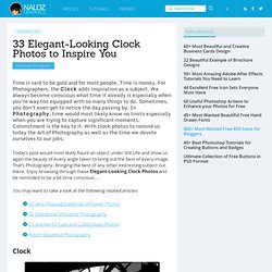 33 Elegant-Looking Clock Photos to Inspire You
