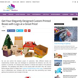 Designed Custom Printed Boxes