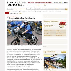 Tag der Elektromobilität: E-Bikes mit 60 km Reichweite - Stuttgarter Zeitung online - Stuttgart, Region & Land - Stuttgart & Region