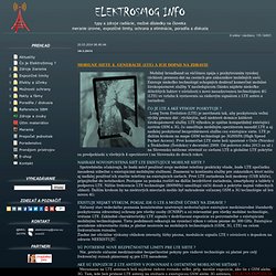ELEKTROSMOG - Aktuality - info, limity, meranie, účinky, možnosti ochrany