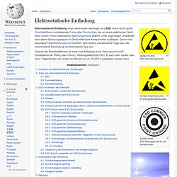 Elektrostatische Entladung – Wikipedia GERMAN