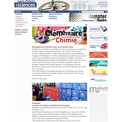 Elémentaire ! Une histoire de chimie - Exposition 2011 - Musée d'histoire des sciences de la Ville de Genève