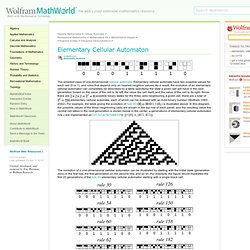 Elementary Cellular Automaton