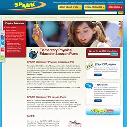 Free Elementary School (K-6) Physical Education Lesson Plans