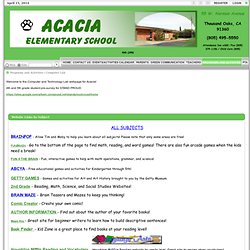 Acacia Elementary School > Programs and Activities > Computer Lab
