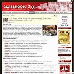 100 Free Web Tools for Elementary Teachers