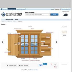 casa > elementos de la casa > ventana imagen - Diccionario Visual