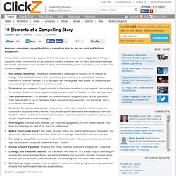 10 Elements of a Compelling Story