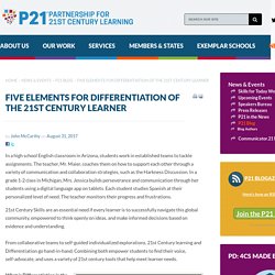 Five Elements for Differentiation of the 21st Century Learner