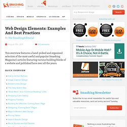 Web Design Elements: Examples And Best Practices
