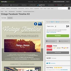 Vintage Facebook Timeline Kit