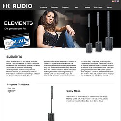 ELEMENTS - HK Audio Portable Sound