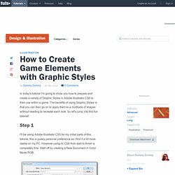 How to Create Game Elements with Graphic Styles – Tuts+ Premium
