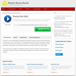A Rap Song for Teaching Poetry in Middle School: Learning Elements of Poetry in Literature