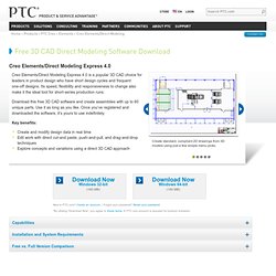 Creo Elements/Direct Modeling Express 4.0