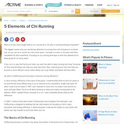 5 Elements of Chi Running