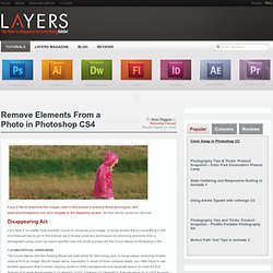 Remove Elements From a Photo in Photoshop CS4