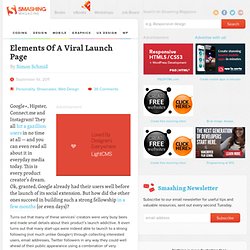 Elements Of A Viral Launch Page