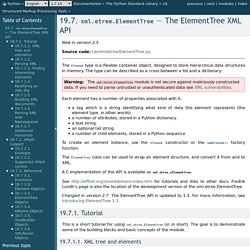 19.7. xml.etree.ElementTree — The ElementTree XML API — Python v2.7.5 documentation