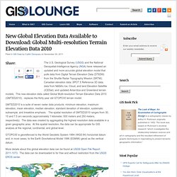 DEM Global Multi-resolution Terrain Elevation Data 2010