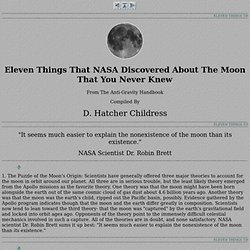 Eleven Things that NASA Discovered