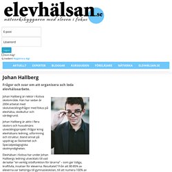 Elevhälsan - Johan Hallberg