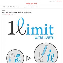 Eliminate Waste – The Elegant 1 Liter Faucet Design