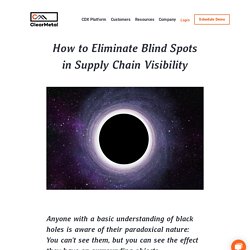 How to Eliminate Blind Spots in Supply Chain Visibility