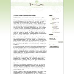 Elimination Communication